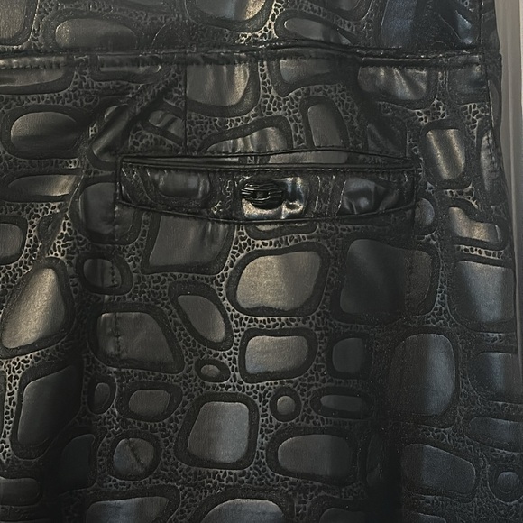 Women’s Jamie Sadock Black Embossed Polyester & Spandex Golf Skort Size Medium - Picture 6 of 9